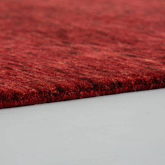Wollen vloerkleed Santino rood D200 C010